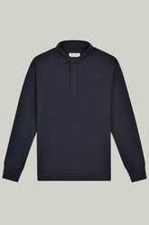Polo Sweatshirt Modal Cotton