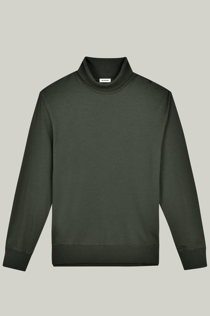 Rollkragen Sweatshirt Modal/Cotton