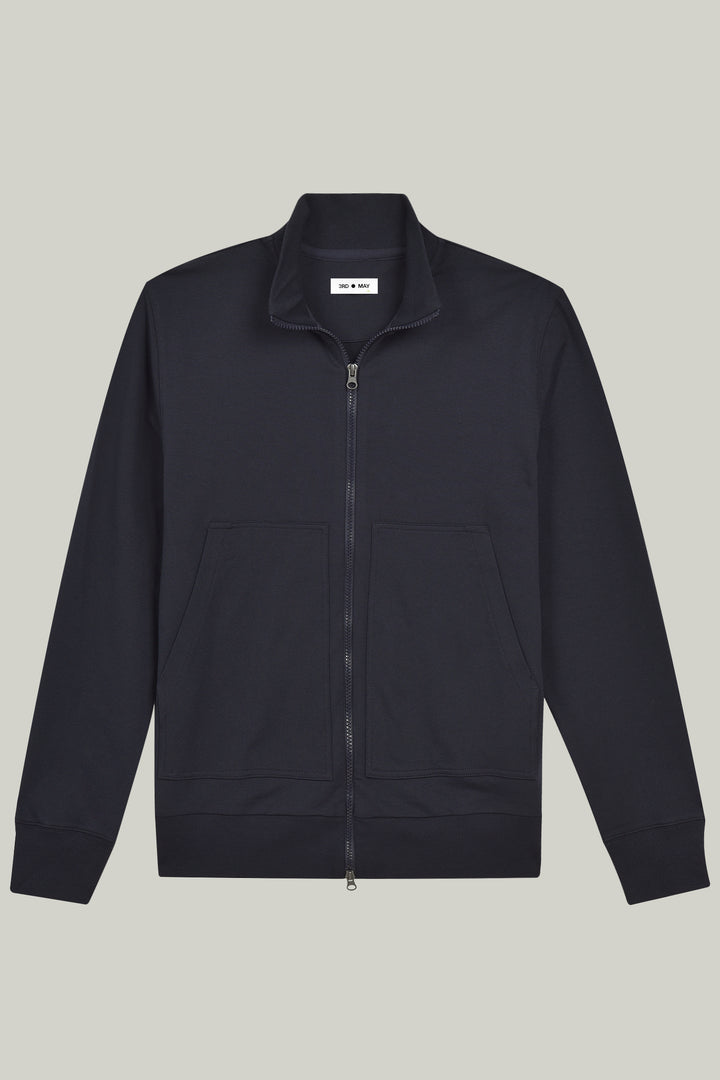 Sweatjacke Zip Modal/Cotton